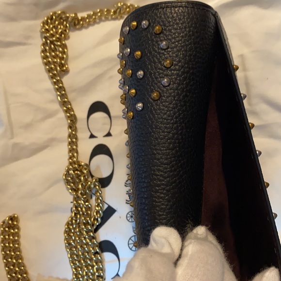 Coach Tabby Wristlet Crossbody Design Starry Night - Picture 9 of 13